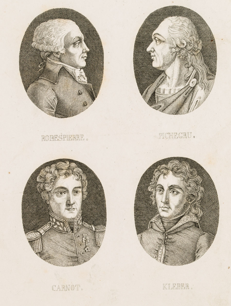 Robespierre, Pichgru, Carnot und Kleber