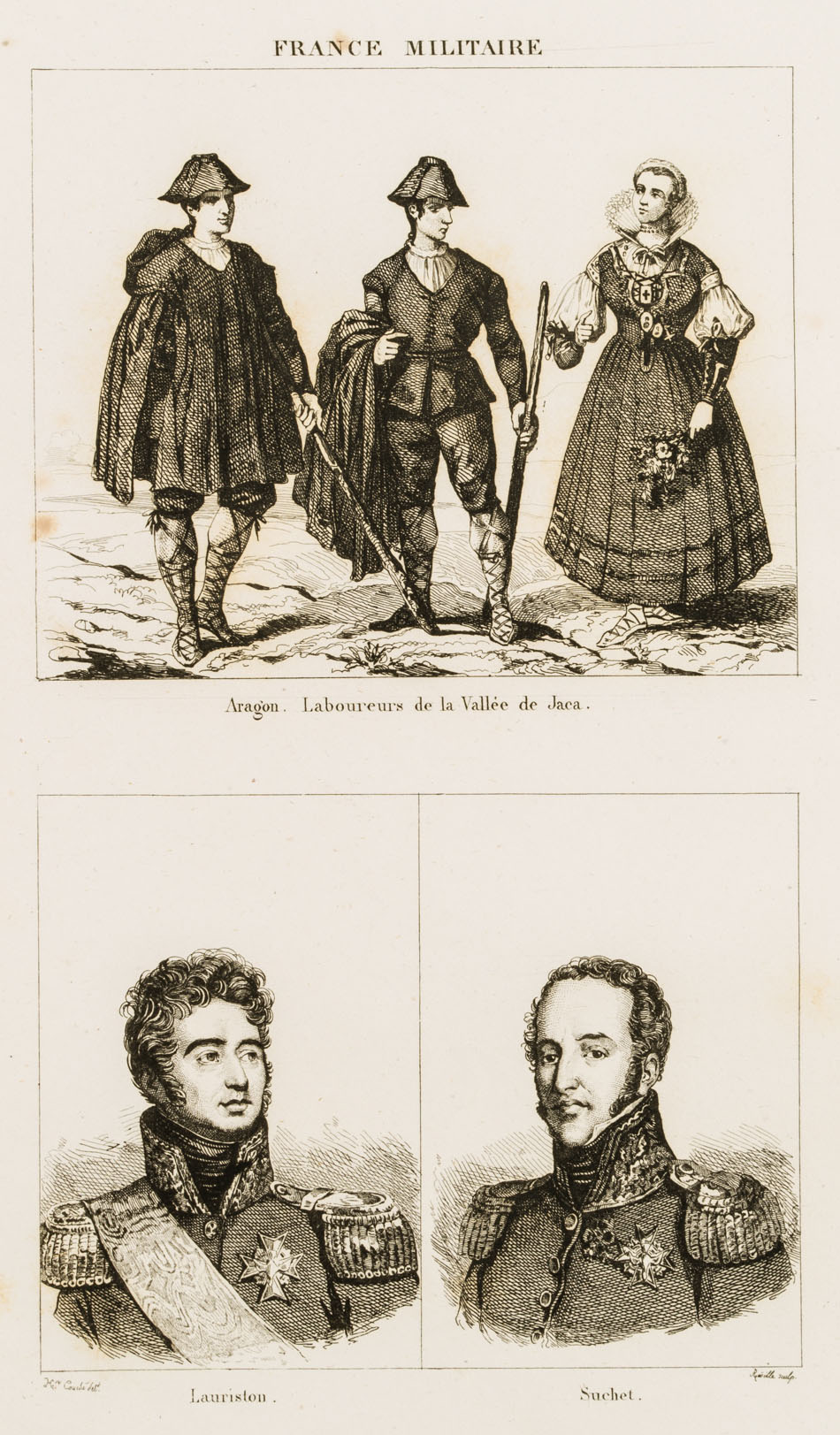 Menschen aus Aragon und Generäle