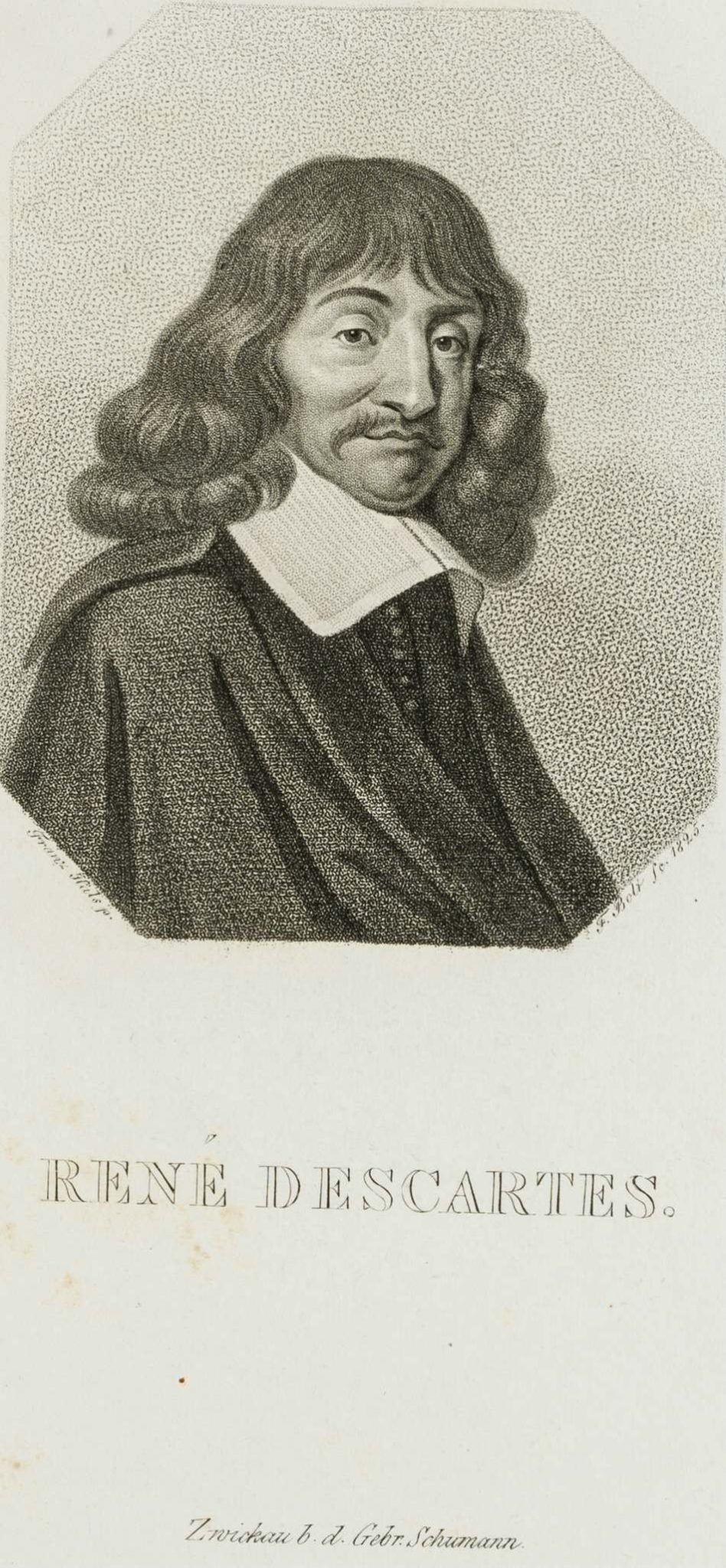 Porträt R. Descartes (1596-1650)