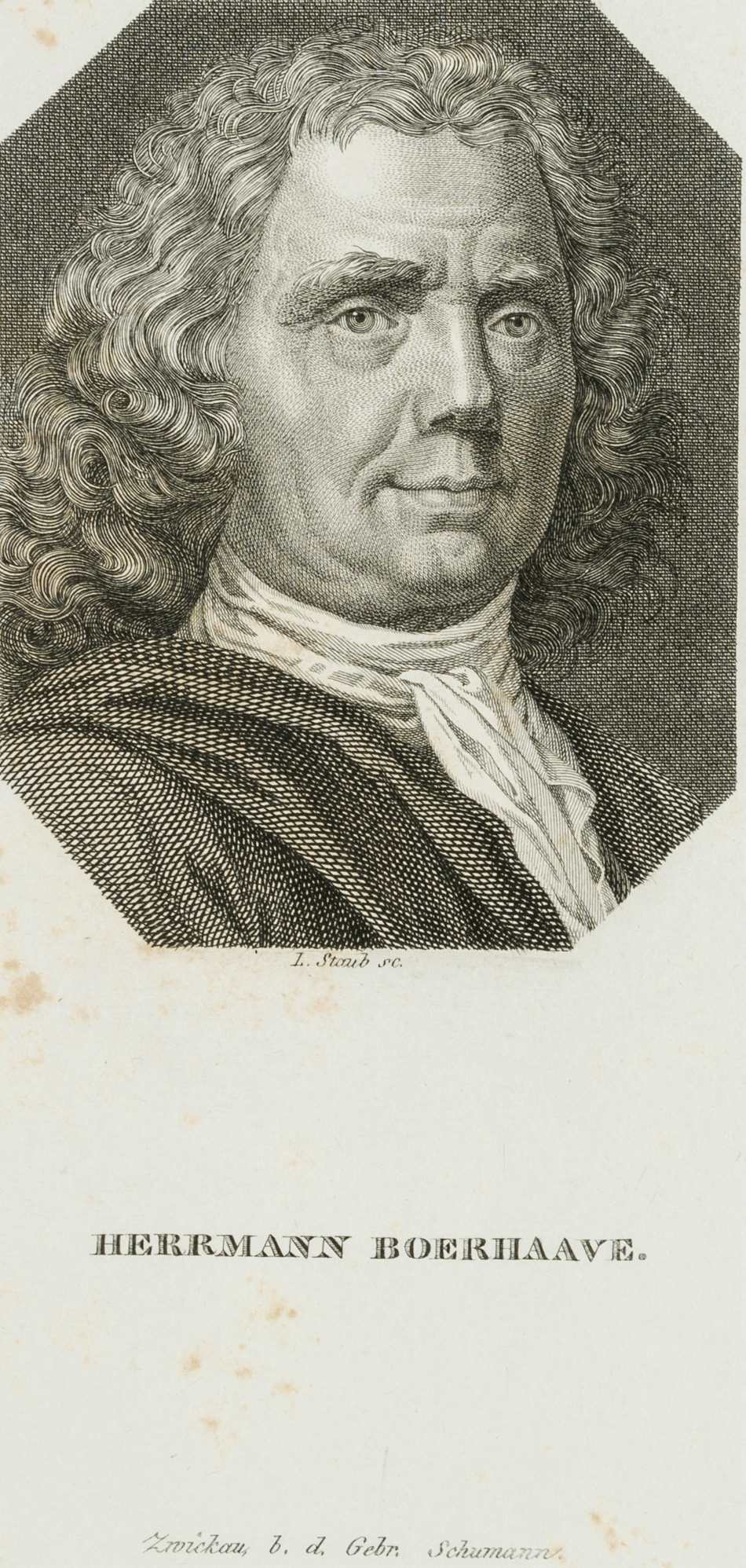 Porträt von Herrmann Boerhaave