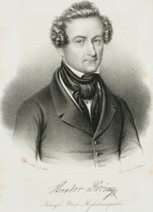 Porträt von Theodor Döring