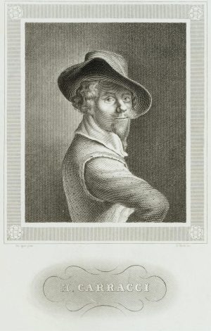 Porträt A. Carracci (1560-1609)