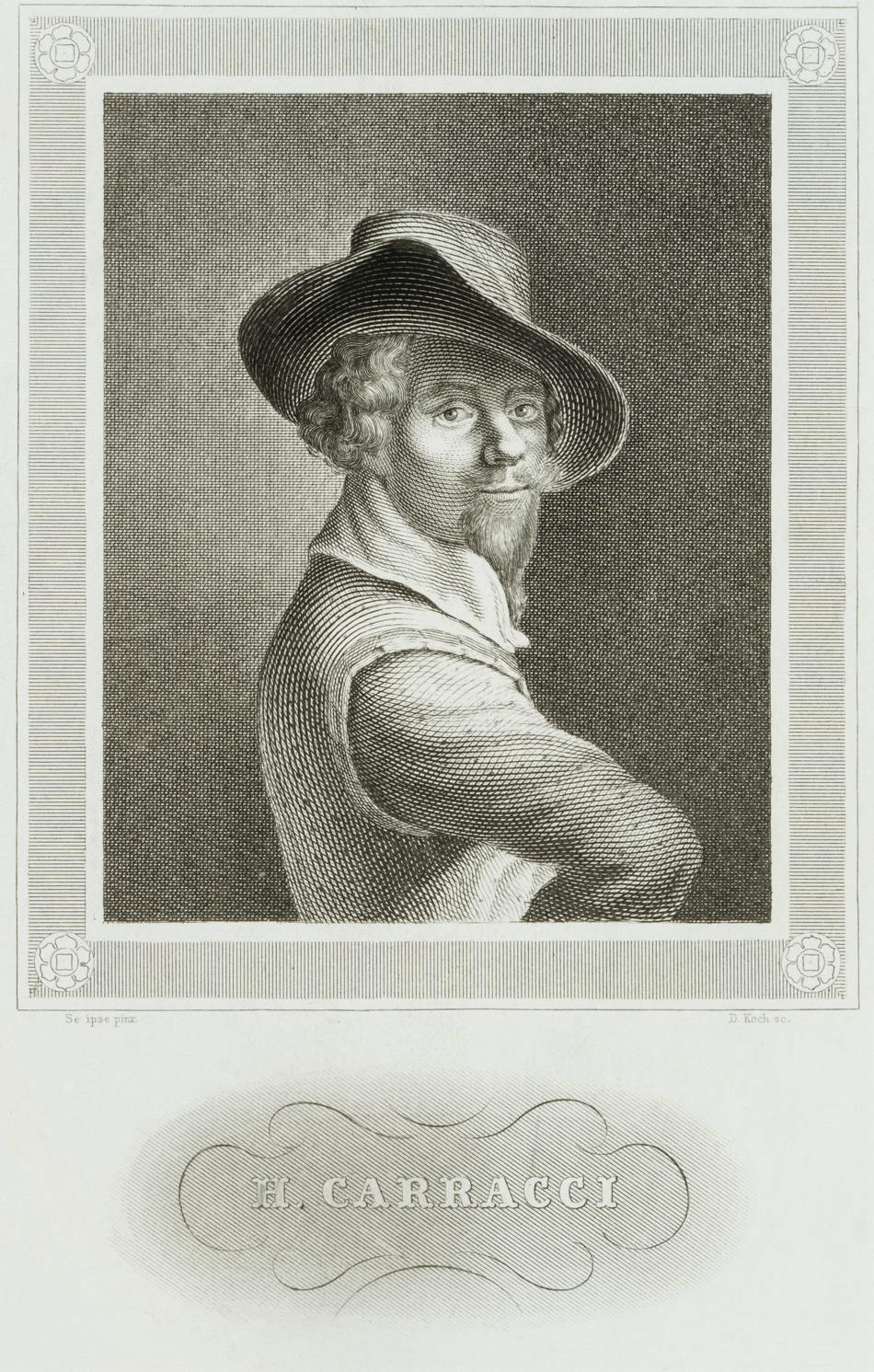 Porträt A. Carracci (1560-1609)