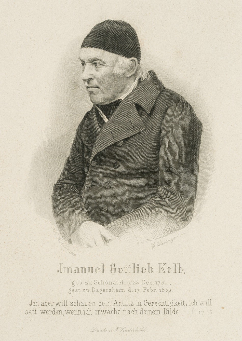 Immanuel Gottl. Kolb(*1781)