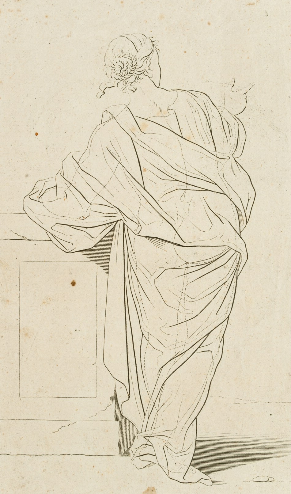 Dame in antiker Draperie