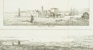 Ansicht d. Seeufer v. Marseille