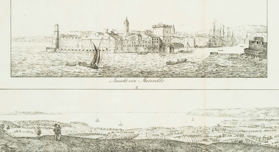 Ansicht d. Seeufer v. Marseille
