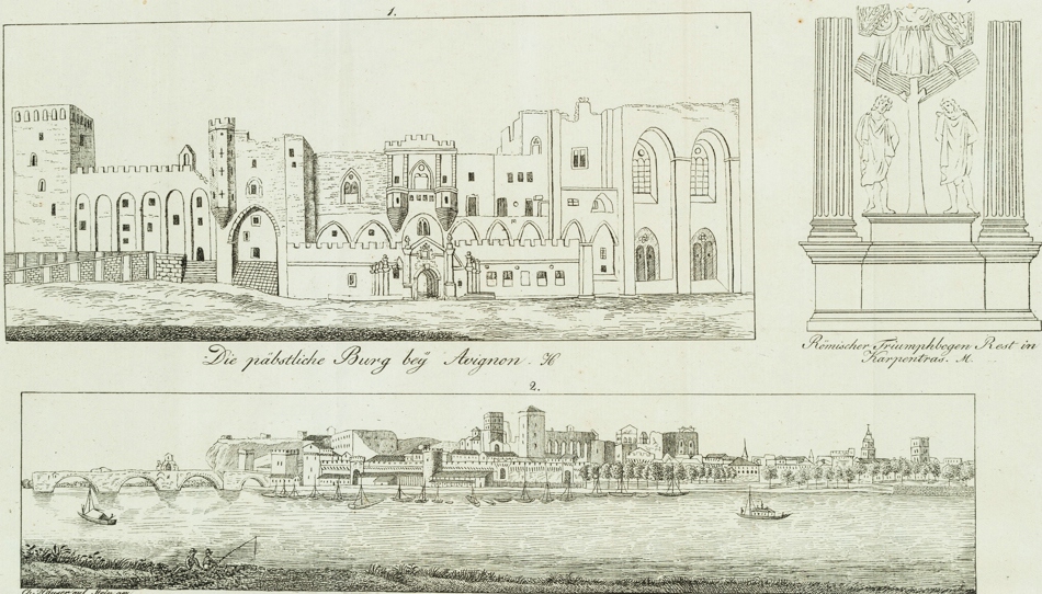 Stadtansichten v. Avignon