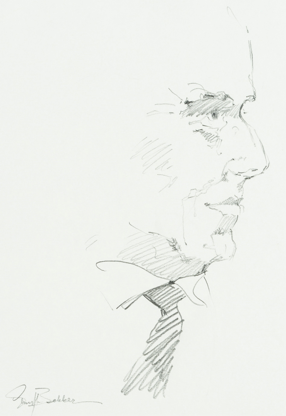 Porträtstudie Karl Gutjahr