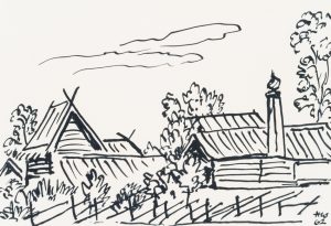 Wikingerhütten mit Gärten