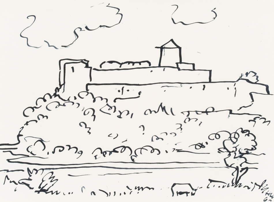 Schloss Kronborg auf erhöhter Insel