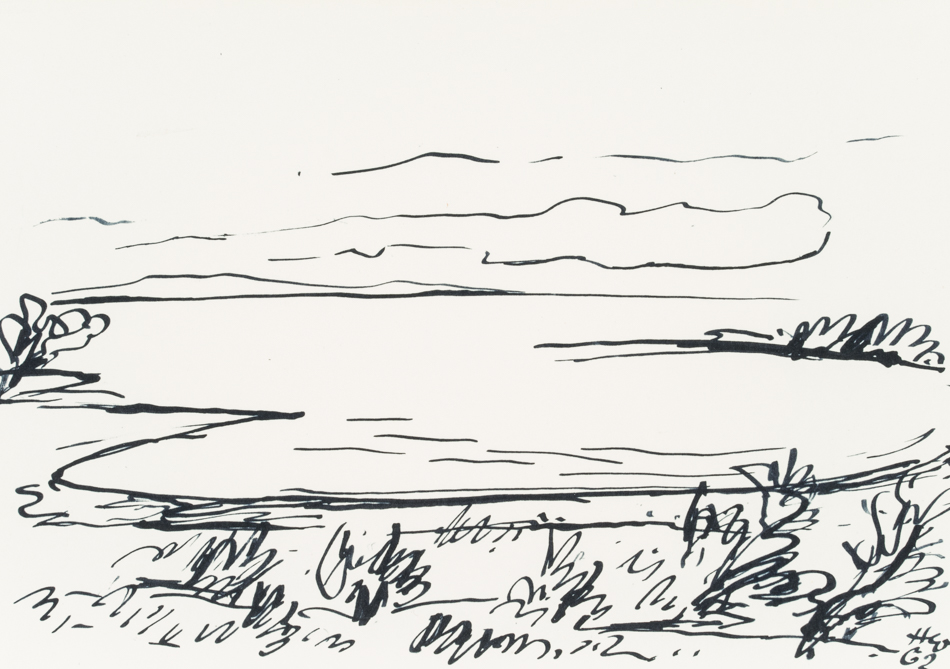 Meeresbucht bei Insel Gotland