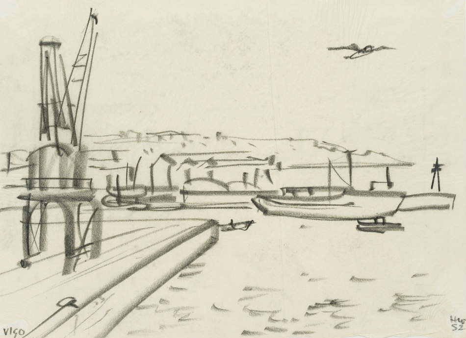Industriehafen von Vigo