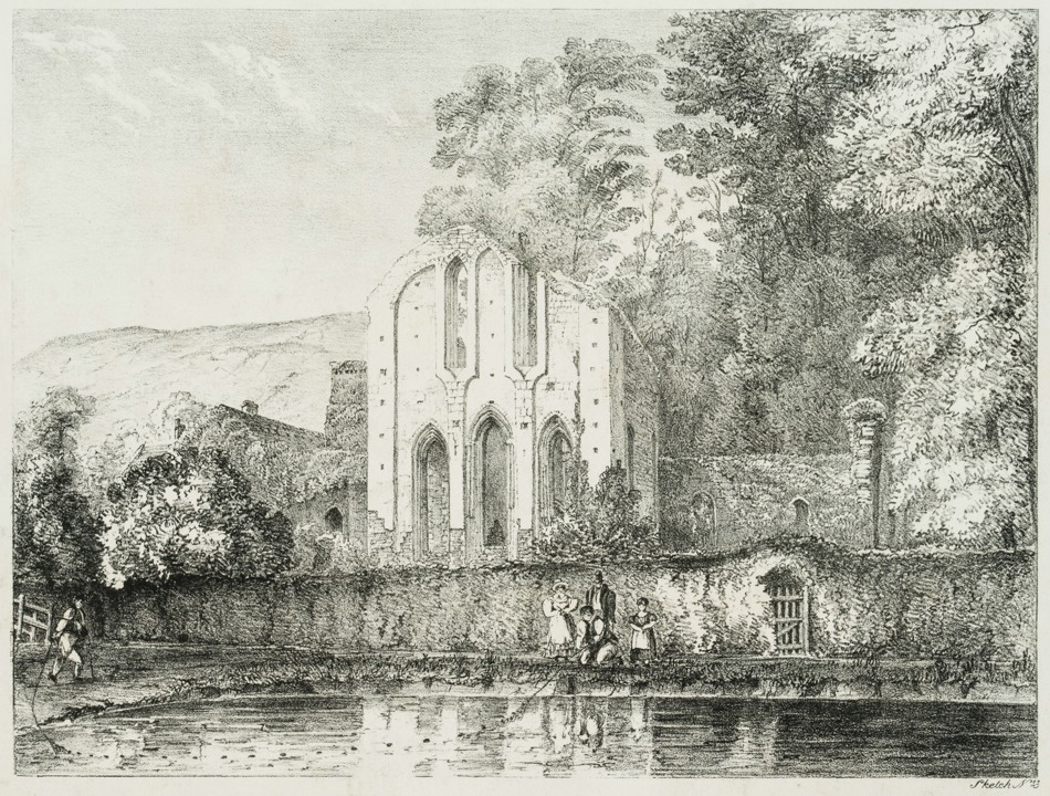 Valle Crucis Abbey in Wales