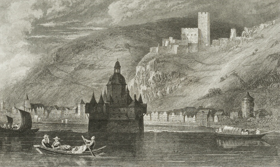 Pfalz bei Kaub und Burg Gutenfels