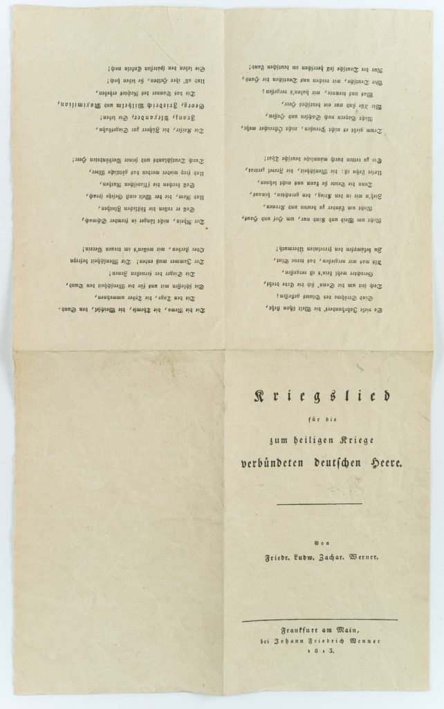 Werk von Friedrich Ludwig Zacharias Werner