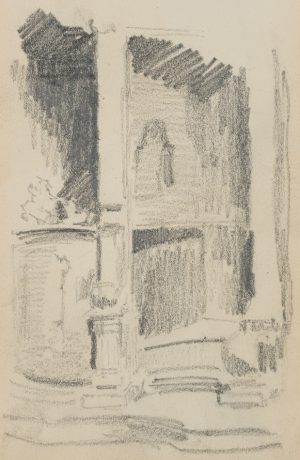 Nische, Kirchenarchitektur, Skizze