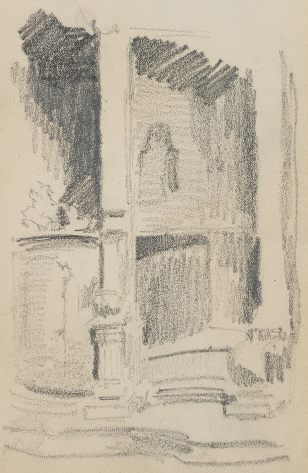Nische, Kirchenarchitektur, Skizze