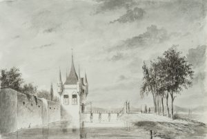 Torturm einer Wasserburg