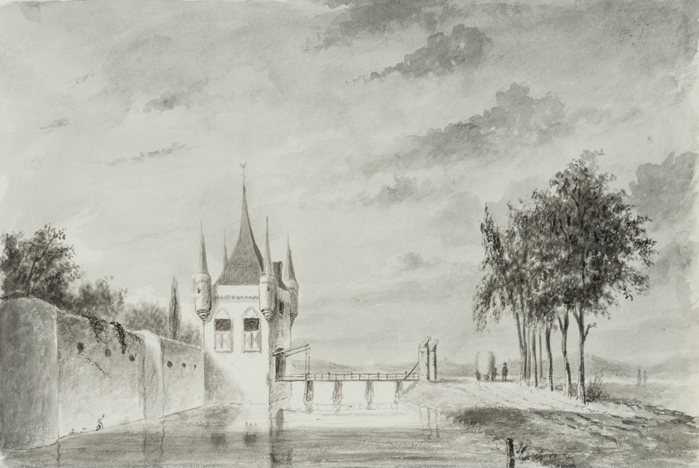 Torturm einer Wasserburg