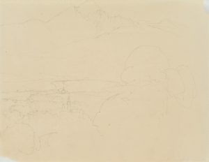 Landschaftsskizze in Tirol