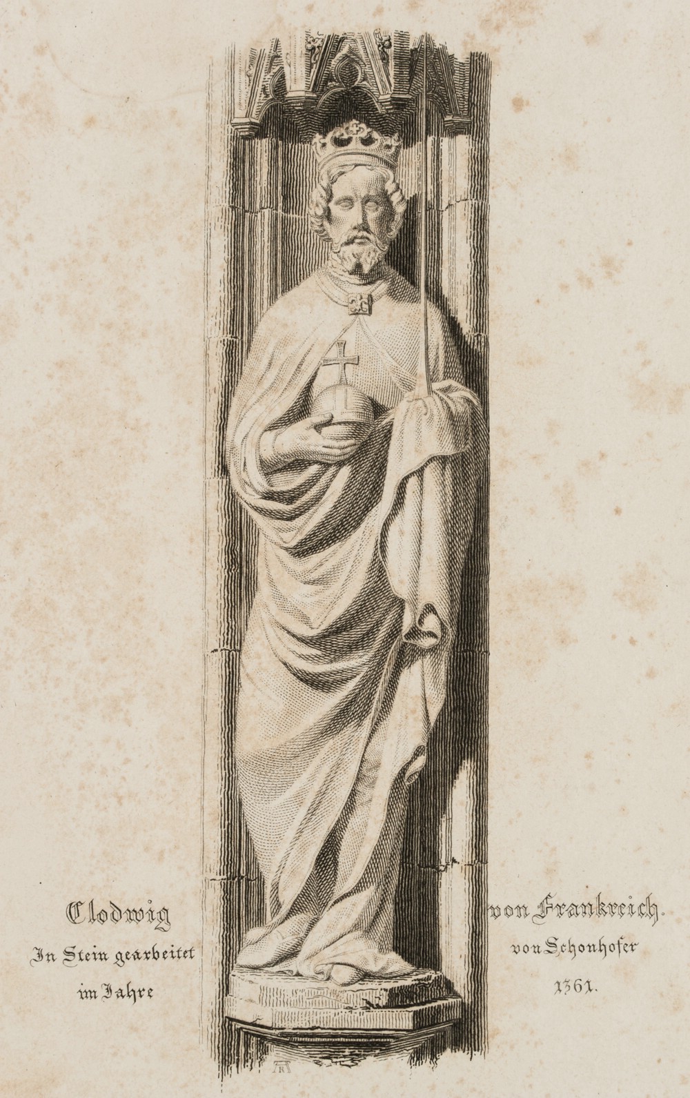 Chlodwig I., Brunnen in Nürnberg