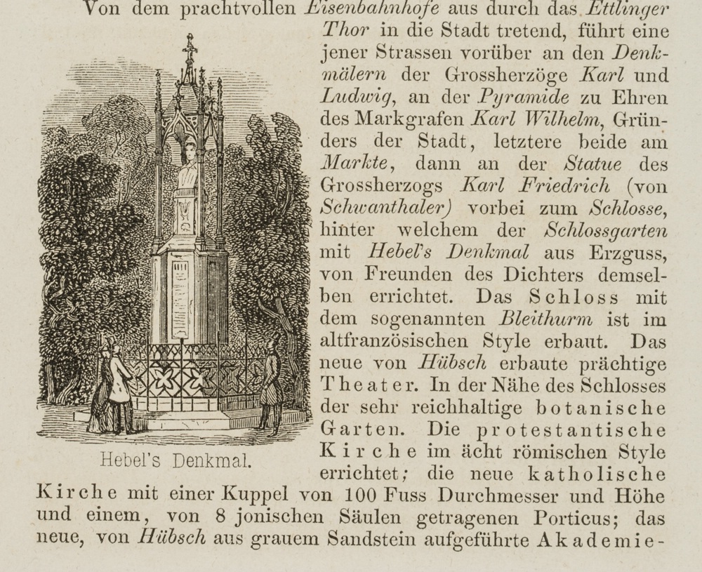 Lexikoneintrag zu Hebel's Denkmal