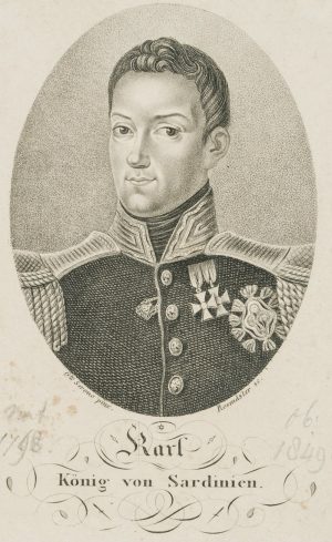 König Karl von Sardinien