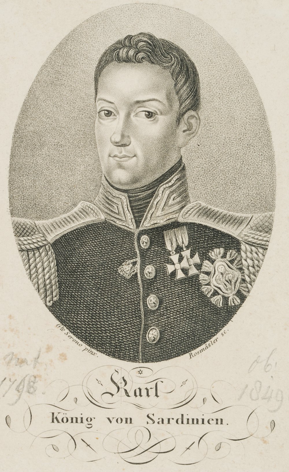 König Karl von Sardinien