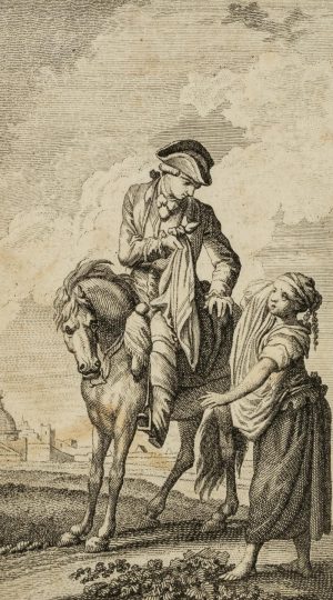 Kavalier und weinendes Mädchen