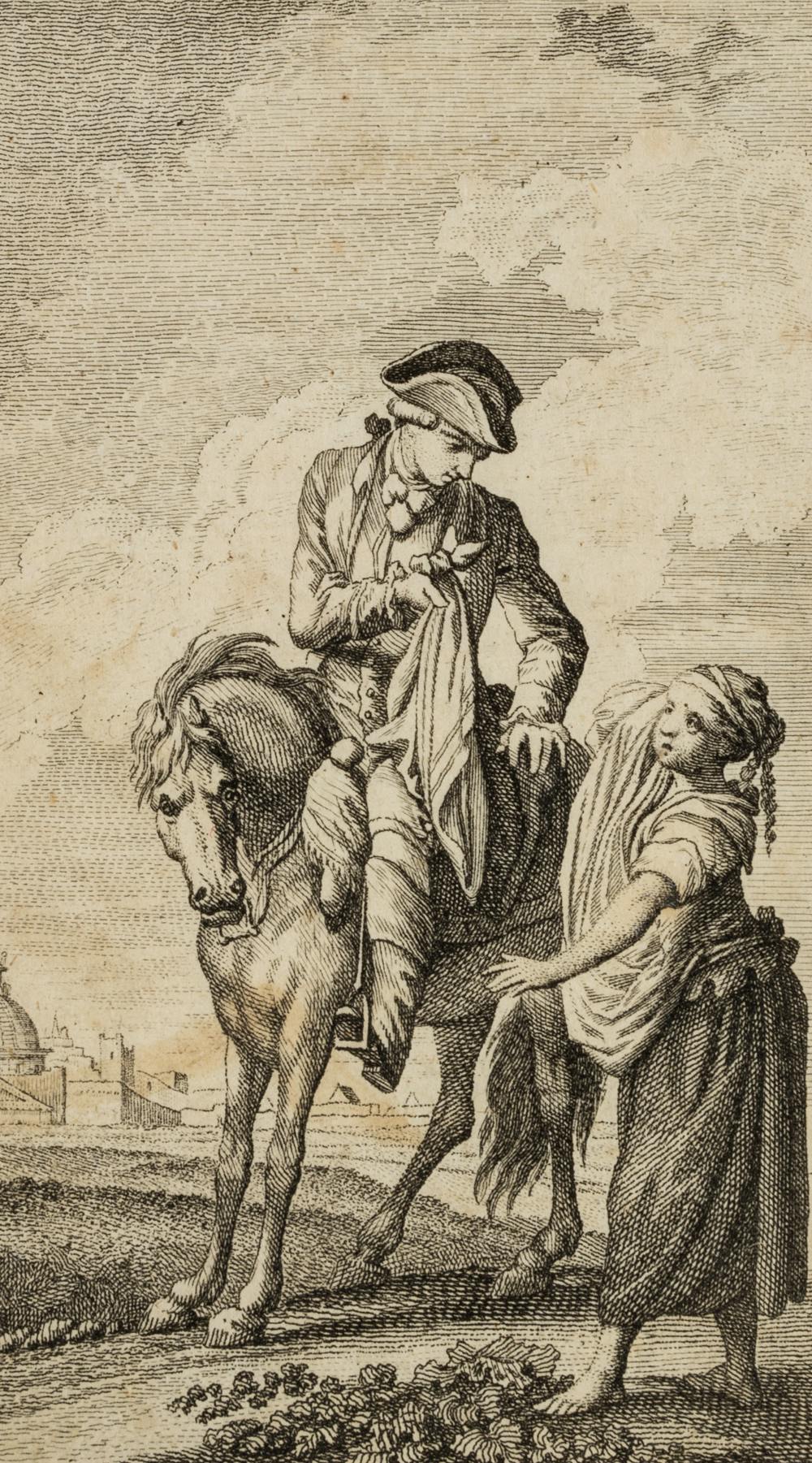 Kavalier und weinendes Mädchen