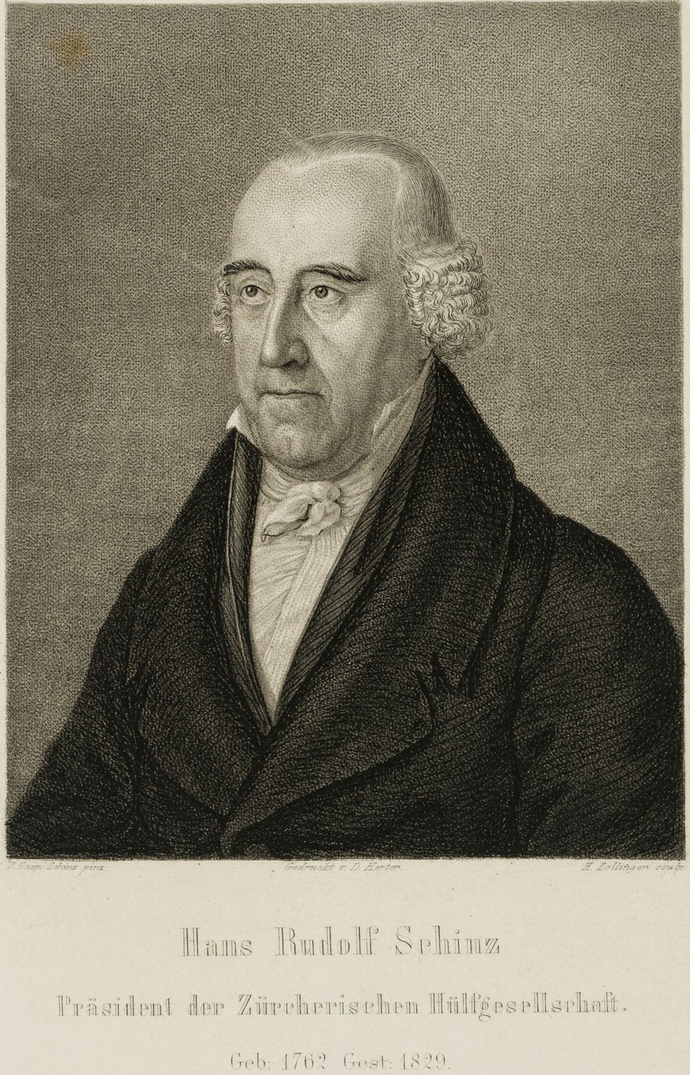 Porträt des Hans Rudolf Schinz