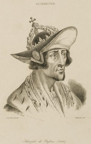 Porträt des Adolf von Nassau, 1292