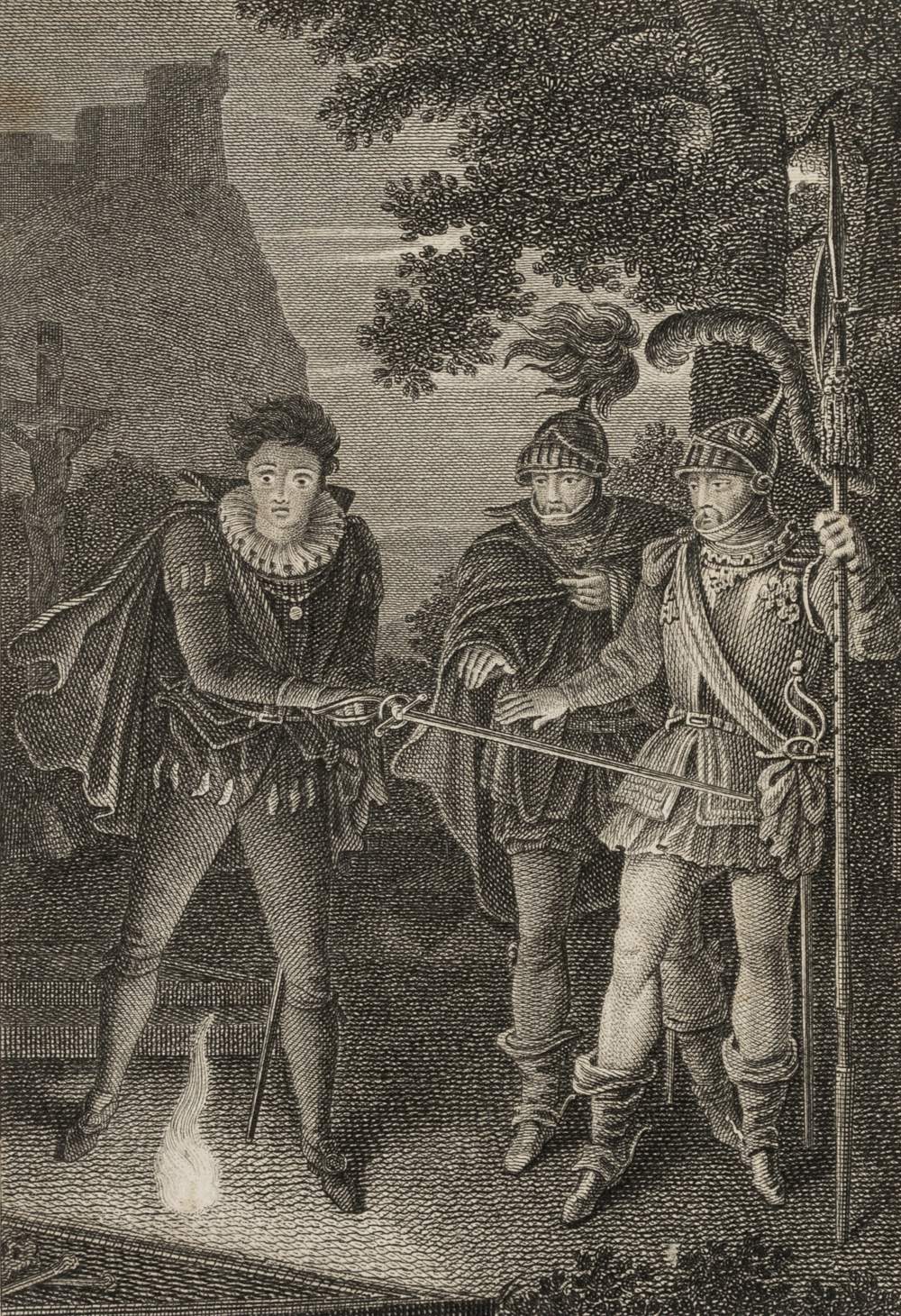 Shakespeare, Hamlet bei mitternächtlicher Wache