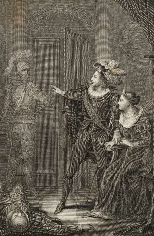 Shakespeare, Hamlet neben dem toten Polonius
