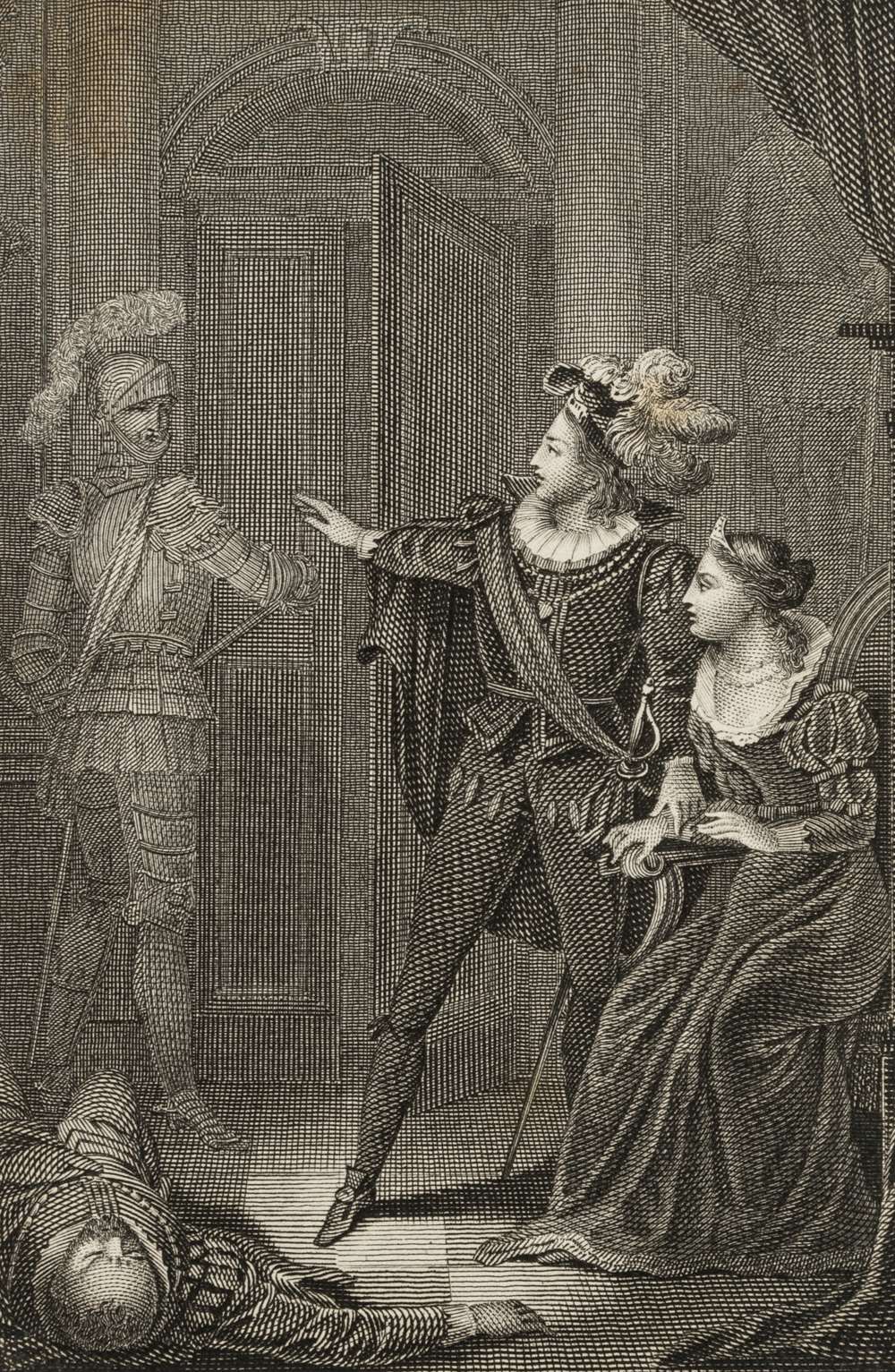 Shakespeare, Hamlet neben dem toten Polonius