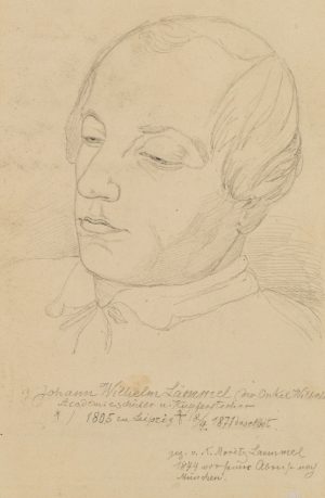 Porträt des Onkels Johann Wilhelm Lämmel