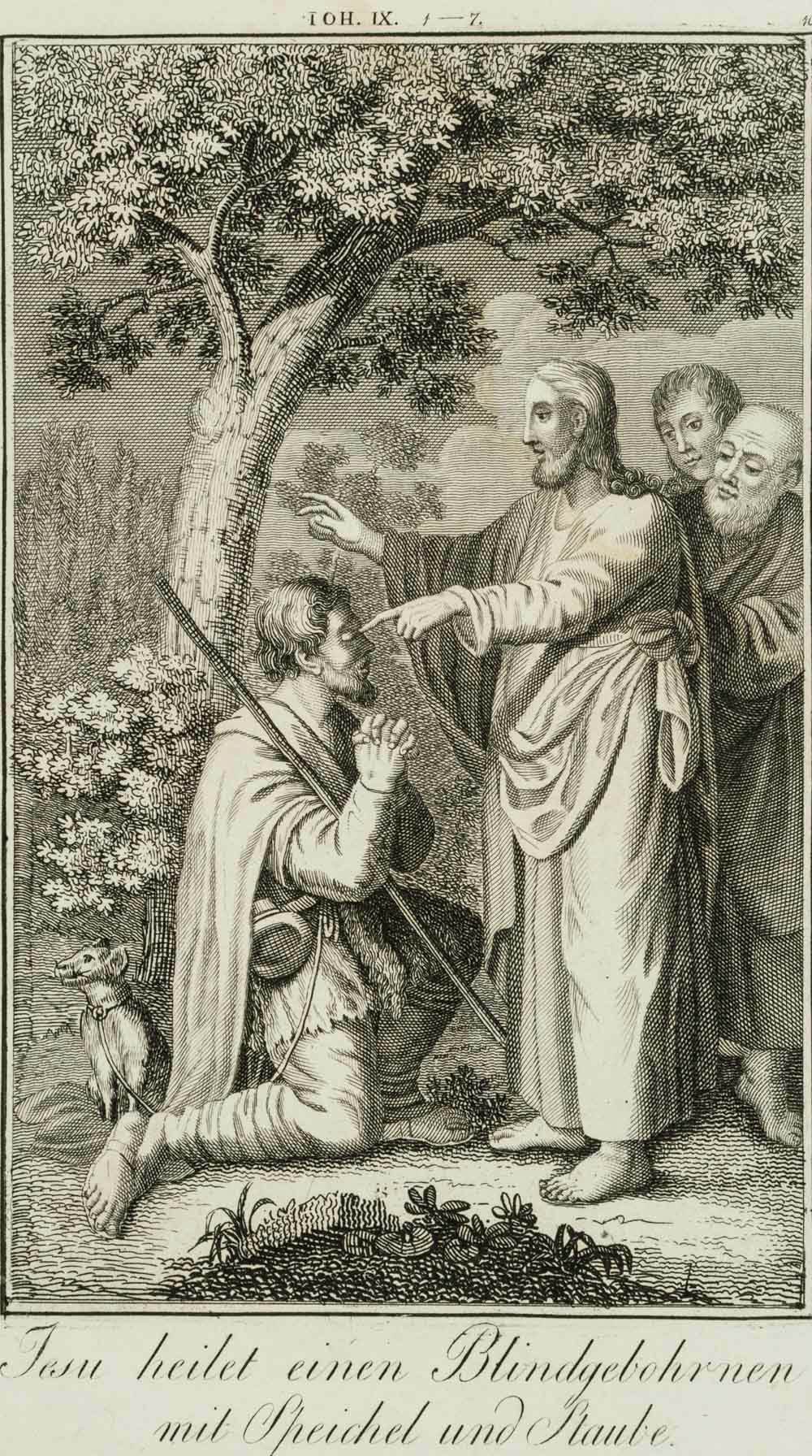 Heilung eines Blindgeborenen