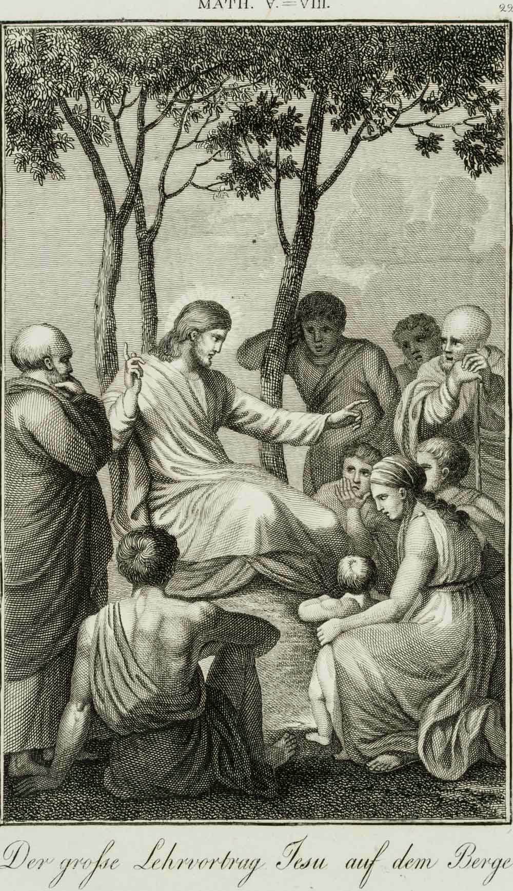 Die Bergpredigt, Bibelillustration