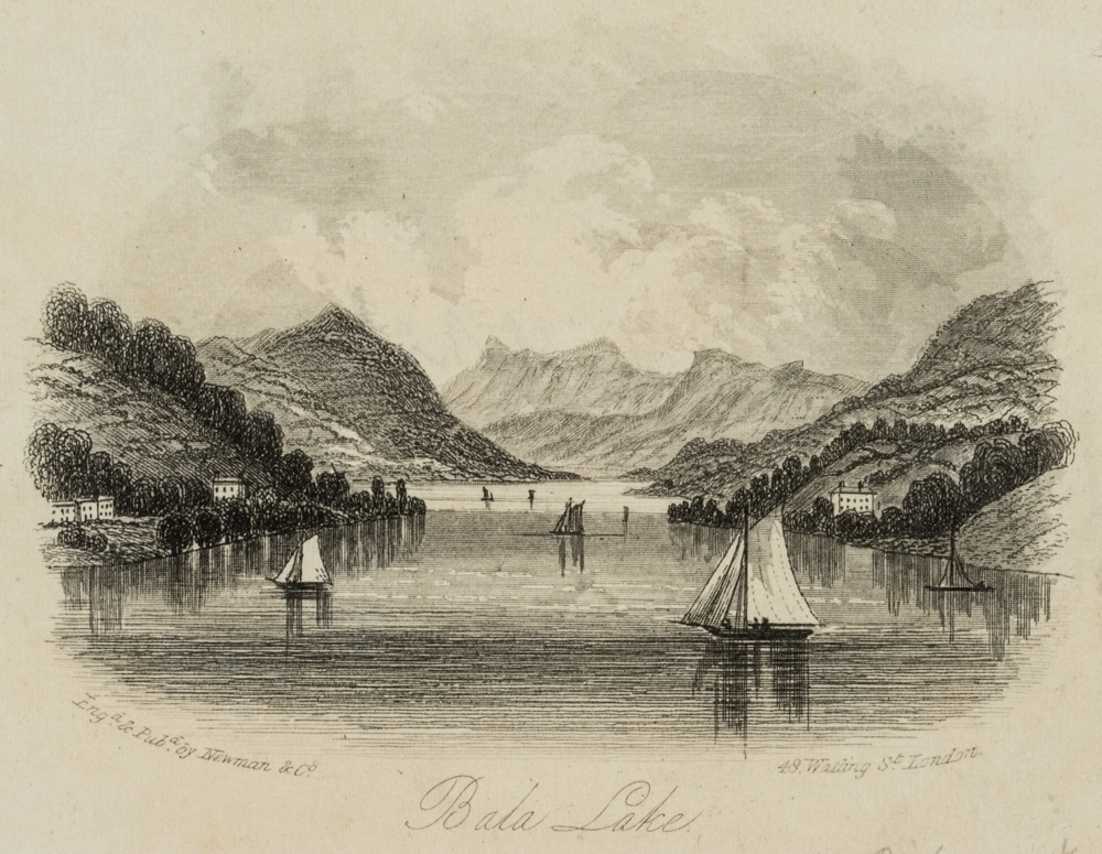 Blick über Bala Lake (Llyn Tegid)in Wales