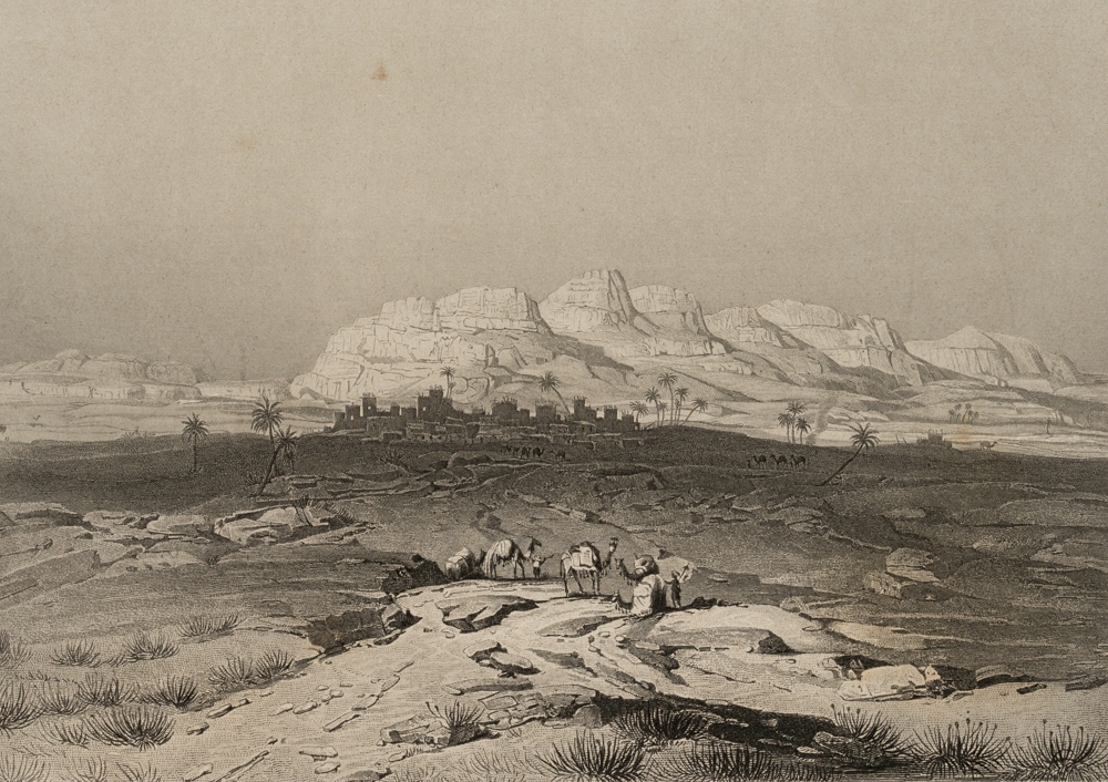 Gebirgskette bei Kenneh in Ägypten