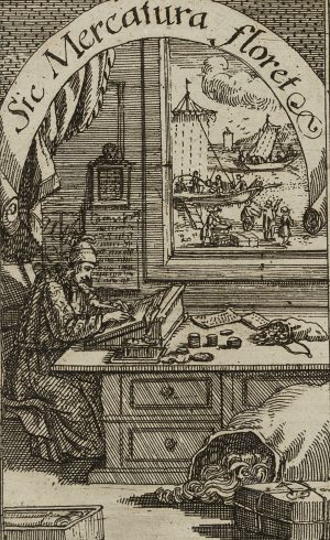 Sic Mercatura floret, Allegorie