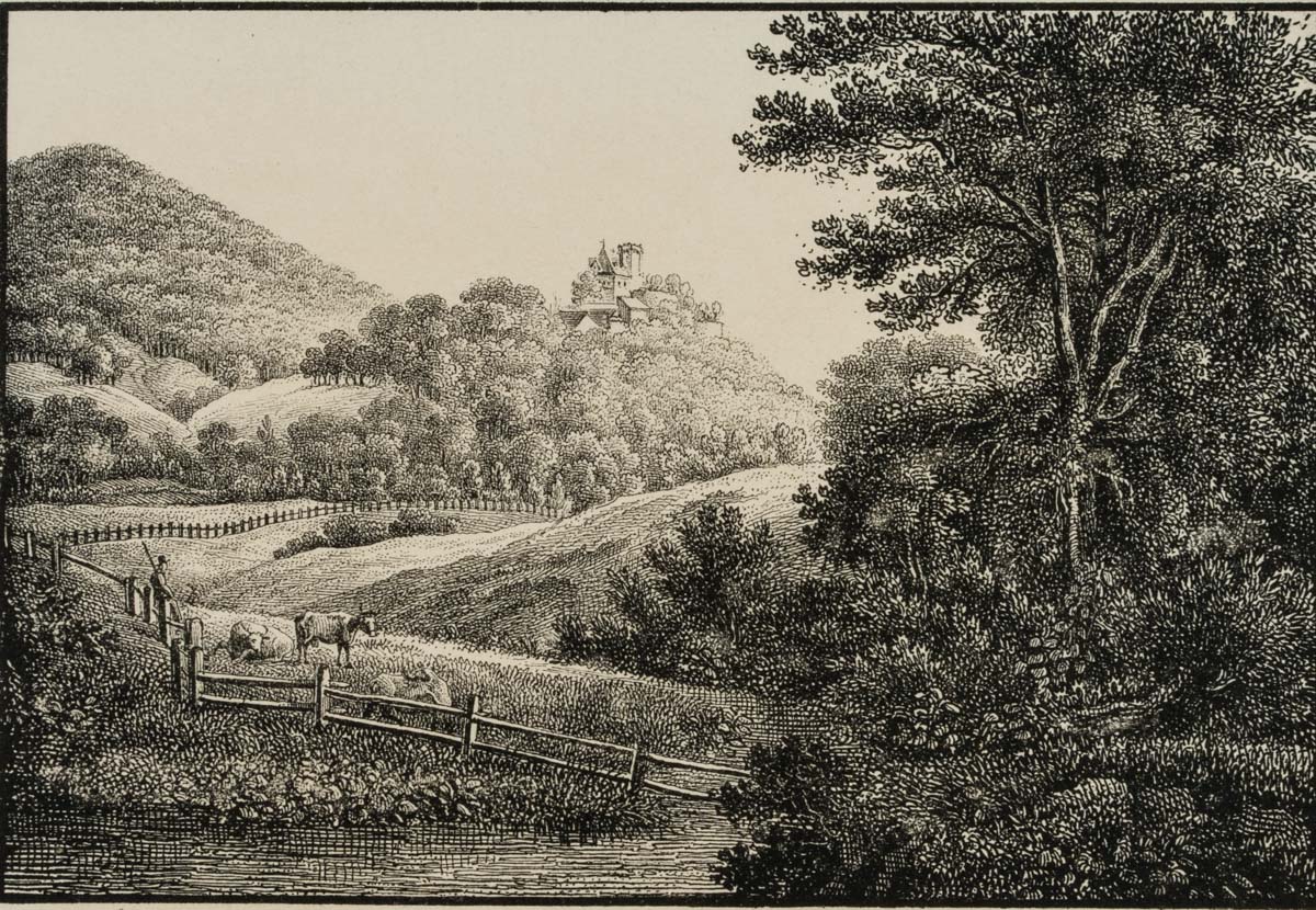 Idyllisches Landschaftsbild von Arensburg