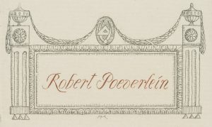 Namensschild für Robert Poeverlein
