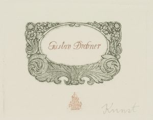 Namensschild für Gustav Drobner