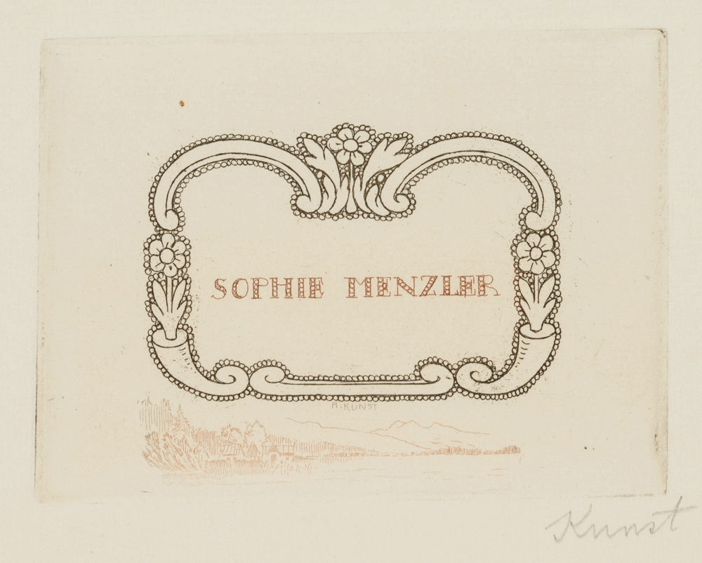 Namensschild für Sophie Menzler