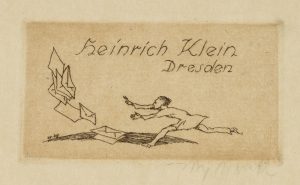Humoristisches Namensschild für Heinrich Klein