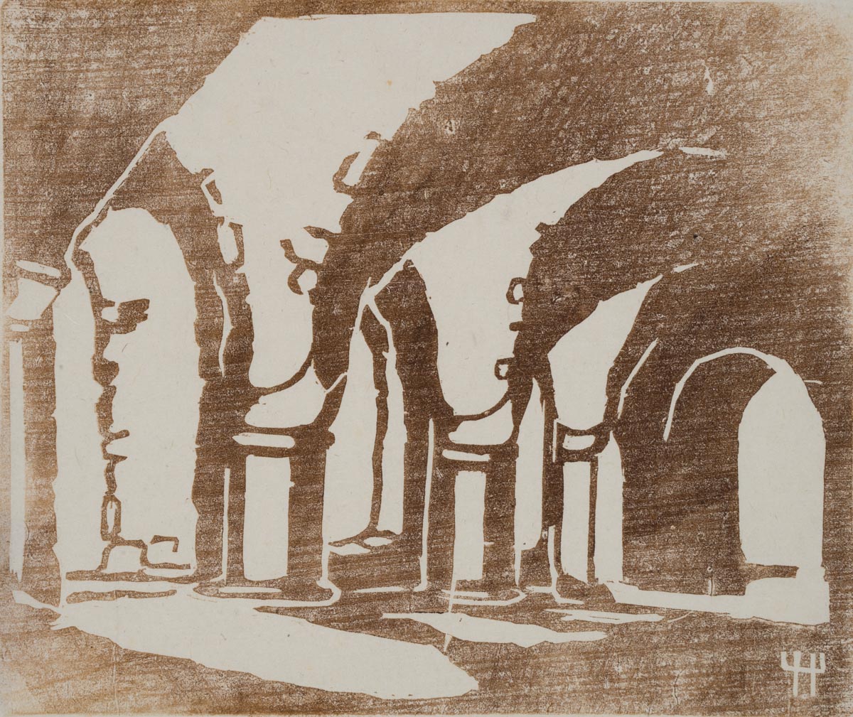 Blick in eine Krypta