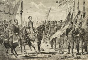 Einzugsfeier in München nach dem Krieg 1870/71