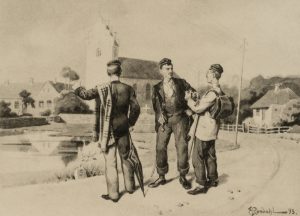 Studenten auf Wanderschaft